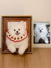 Custom Framed Plush Pet Portrait