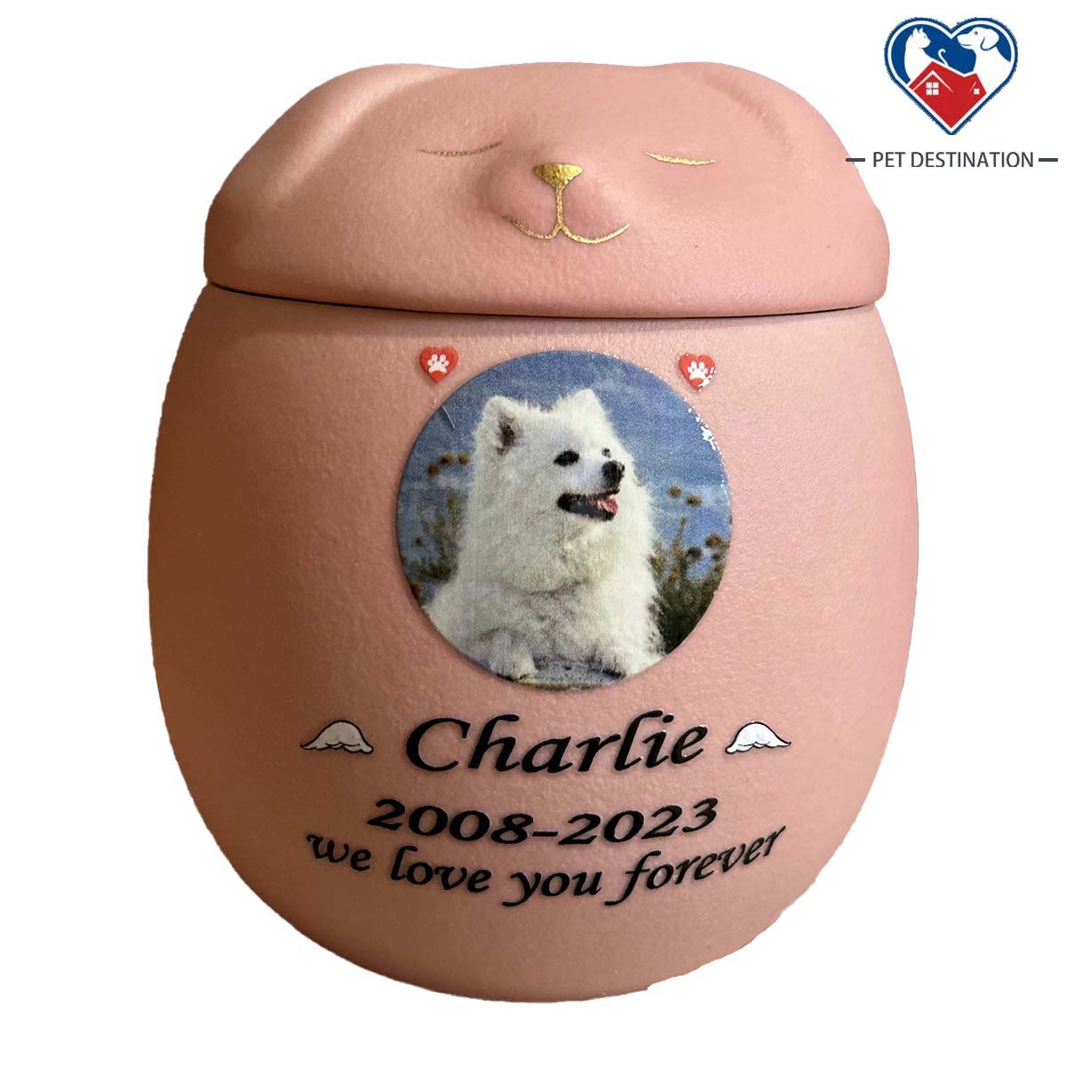 Custom pet urns